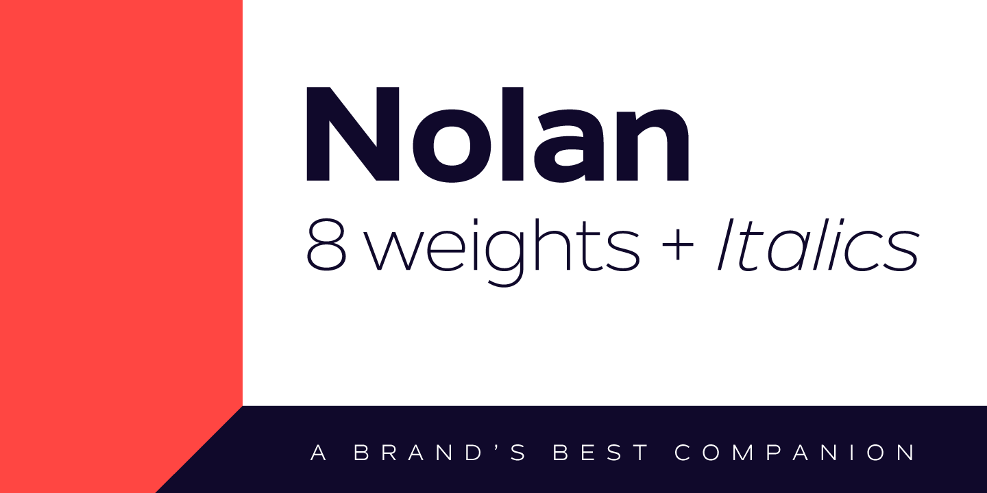 Nolan Extra Bold Font preview